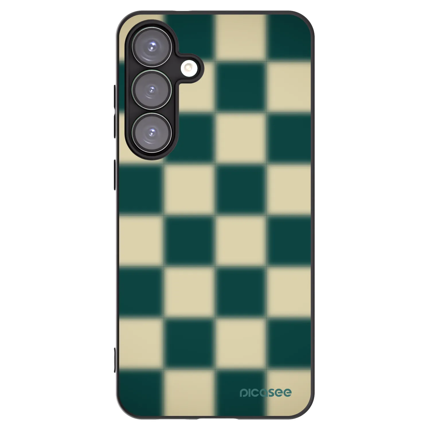 Picasee silikonový černý obal pro Samsung Galaxy S25+ 5G - Shadow Chess