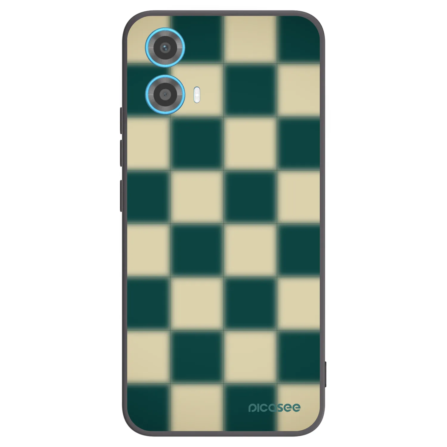 Picasee silikonový černý obal pro Motorola Moto G34 5G - Shadow Chess