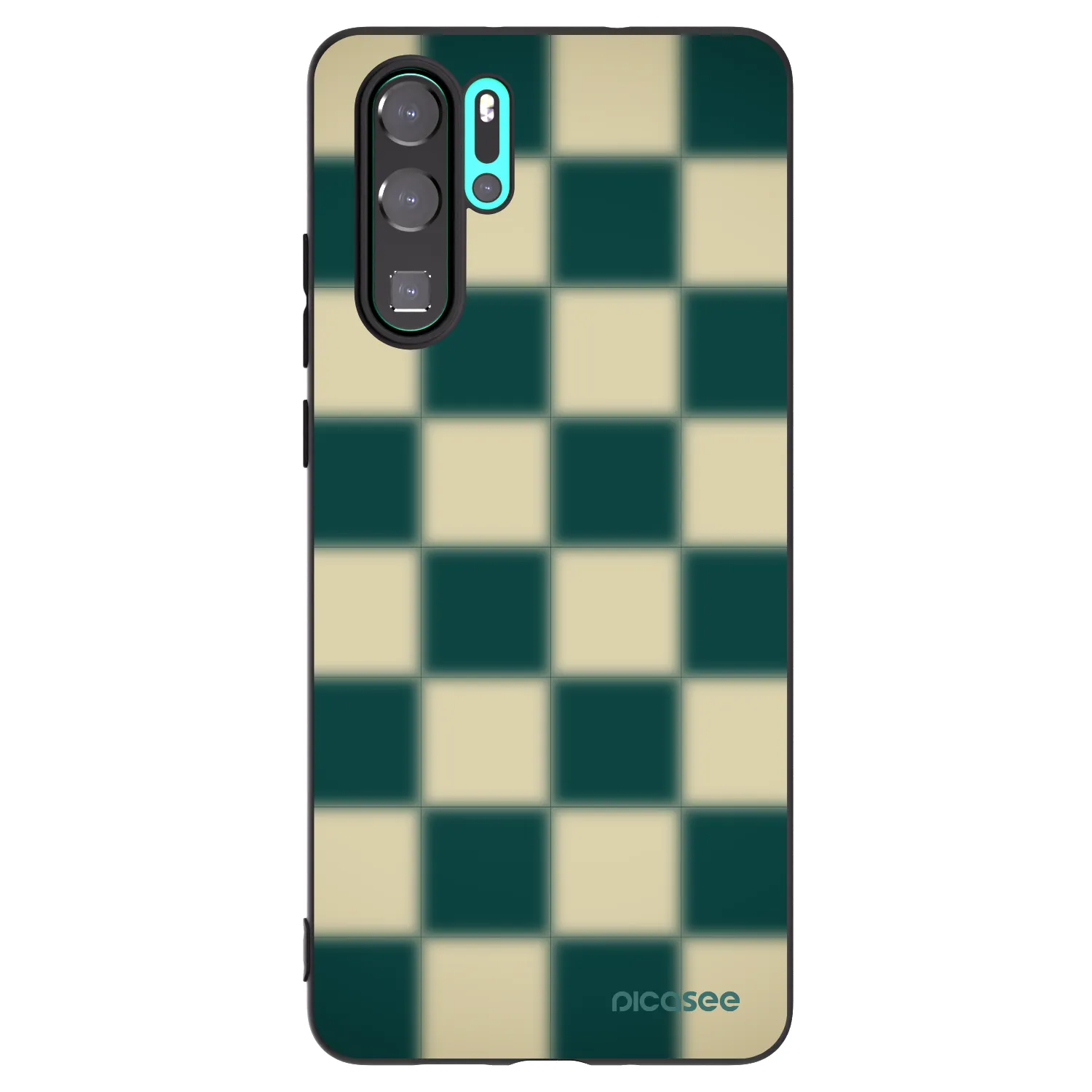Picasee silikonový černý obal pro Huawei P30 Pro - Shadow Chess