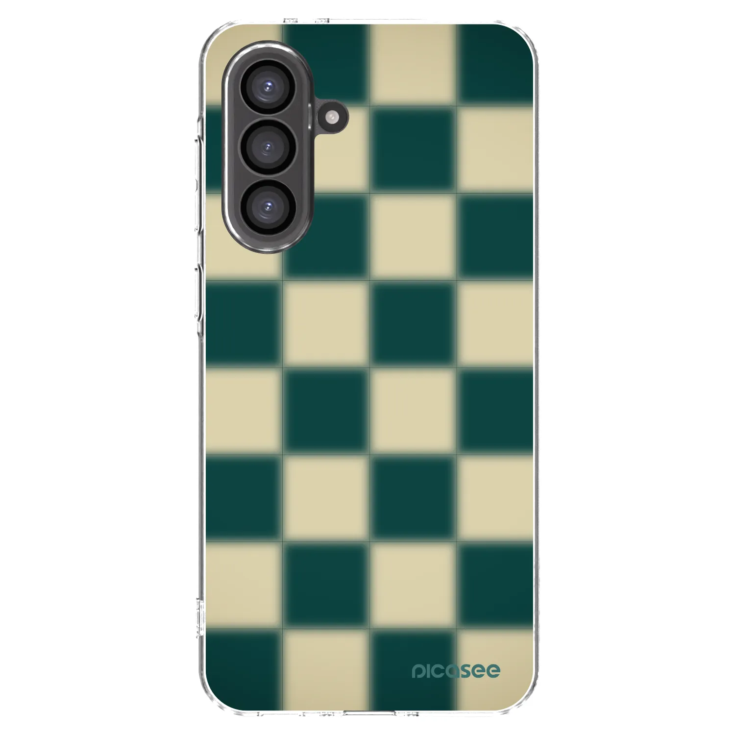 Picasee silikonový průhledný obal pro Samsung Galaxy A36 5G - Shadow Chess