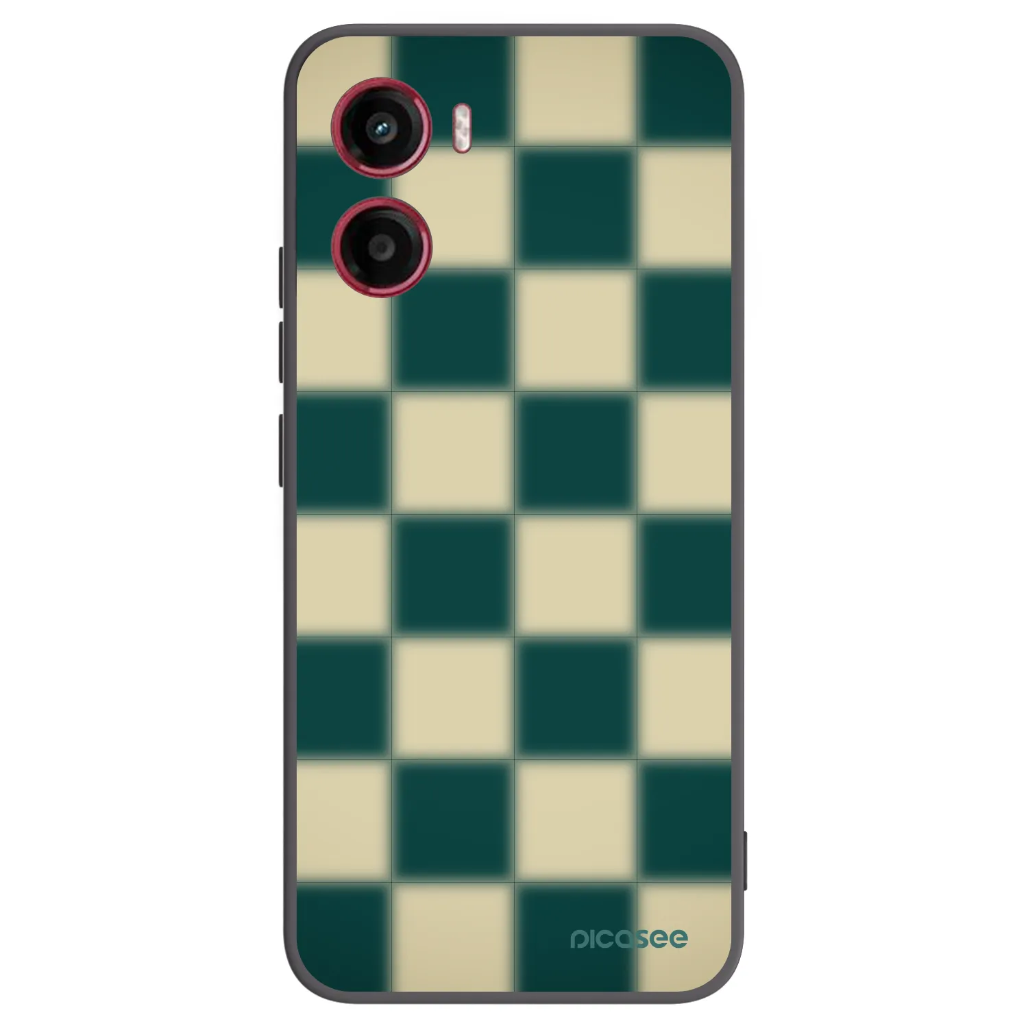 Picasee silikonový černý obal pro Motorola Moto G05 - Shadow Chess