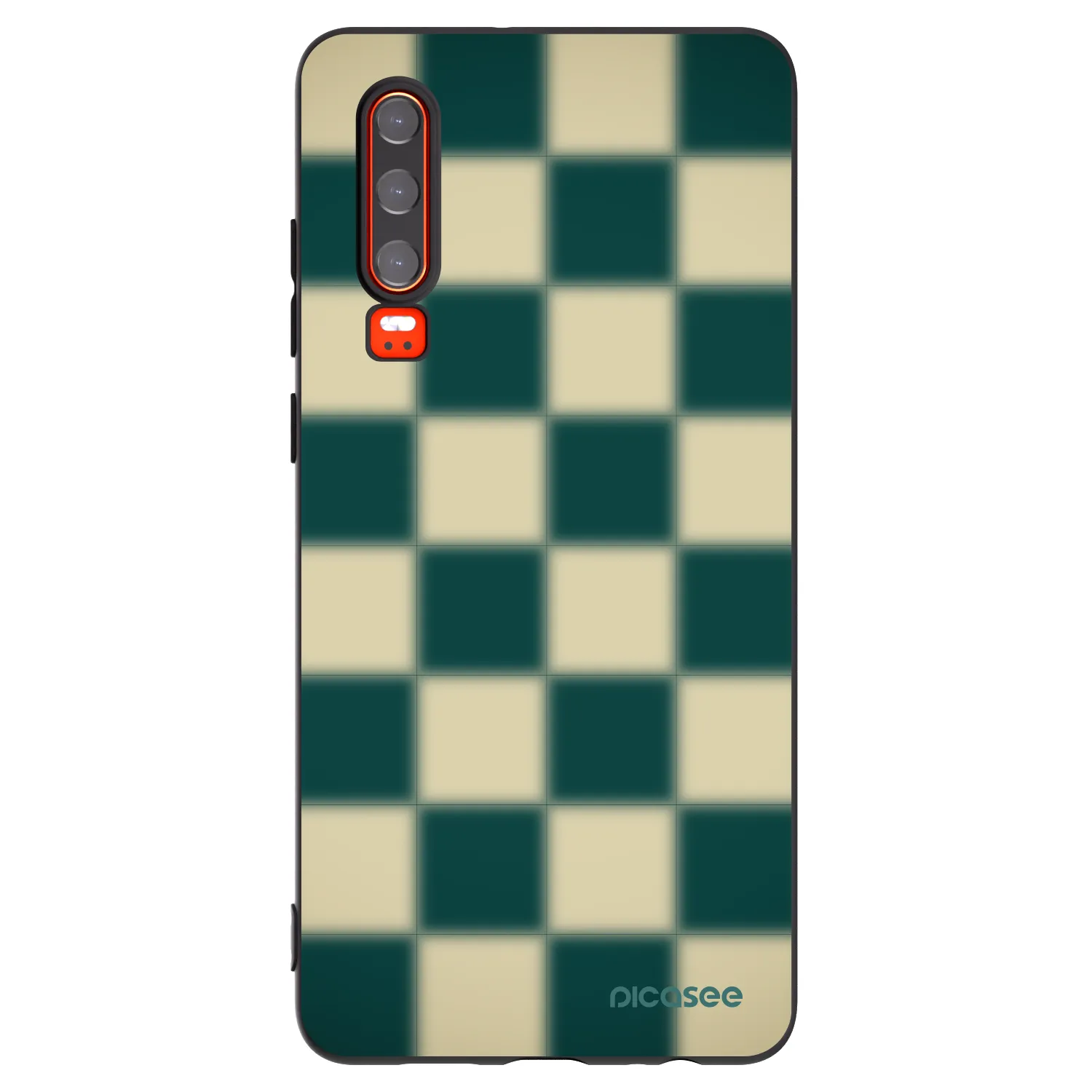 Picasee silikonový černý obal pro Huawei P30 - Shadow Chess