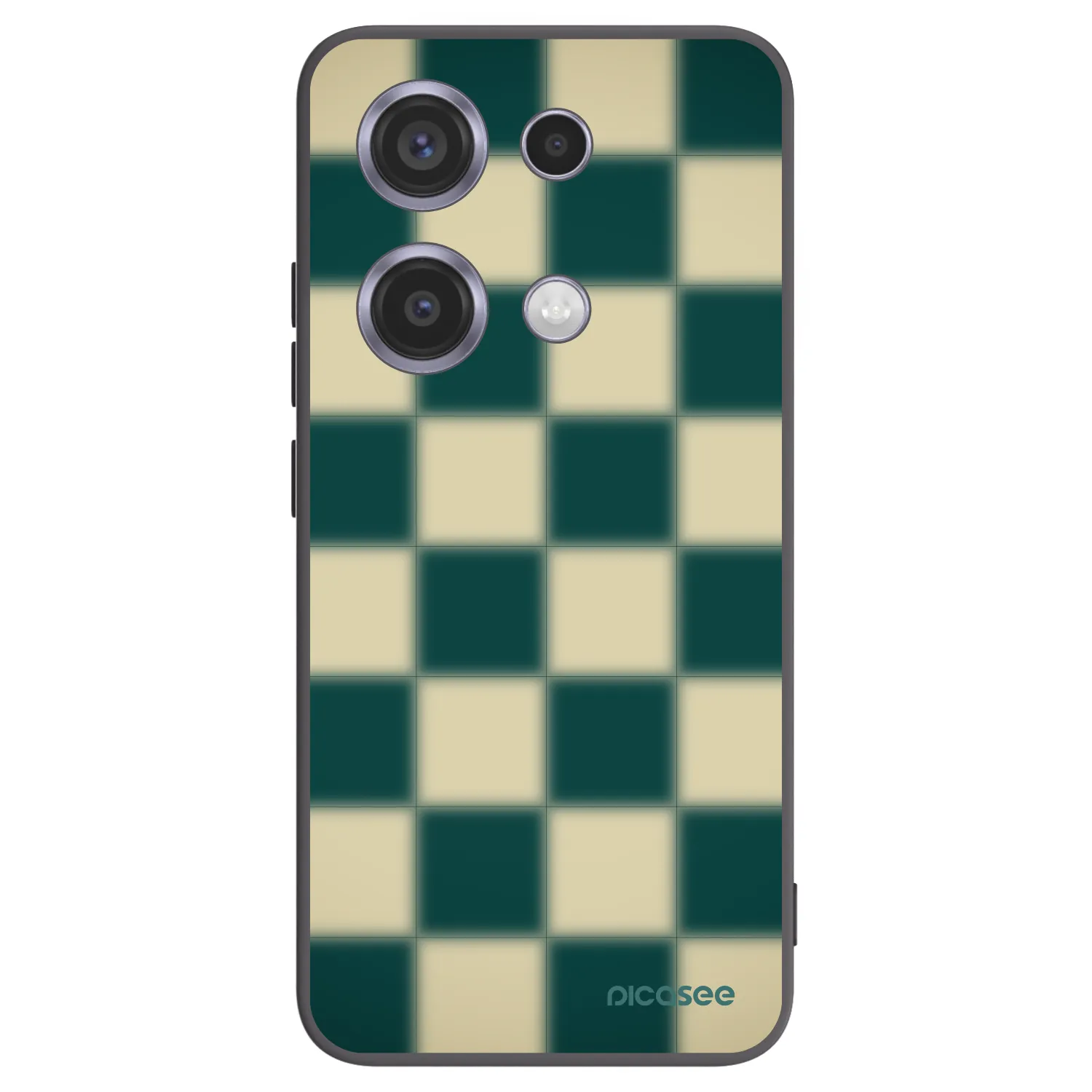 Picasee silikonový černý obal pro Xiaomi Redmi Note 14S - Shadow Chess