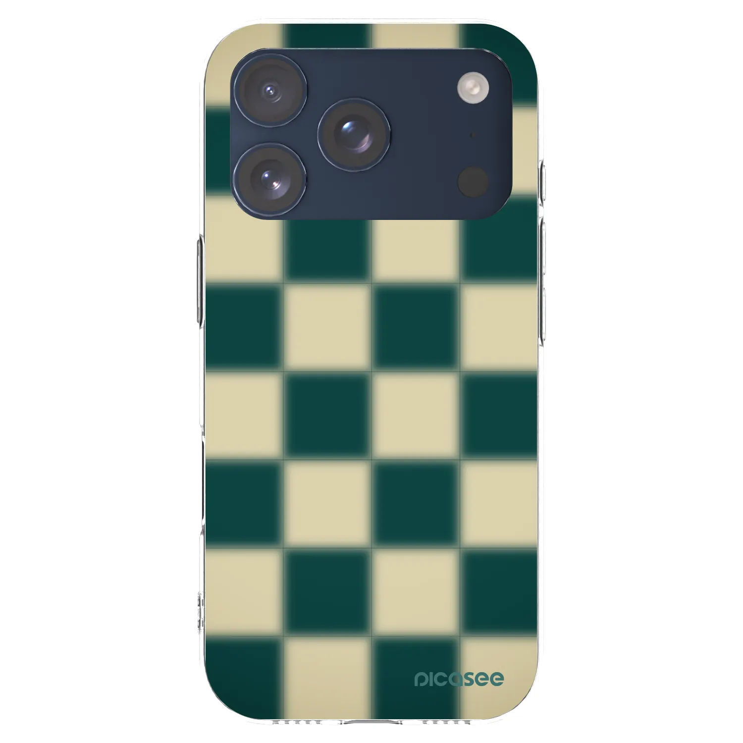 Picasee silikonový průhledný obal pro Apple iPhone 17 Pro - Shadow Chess