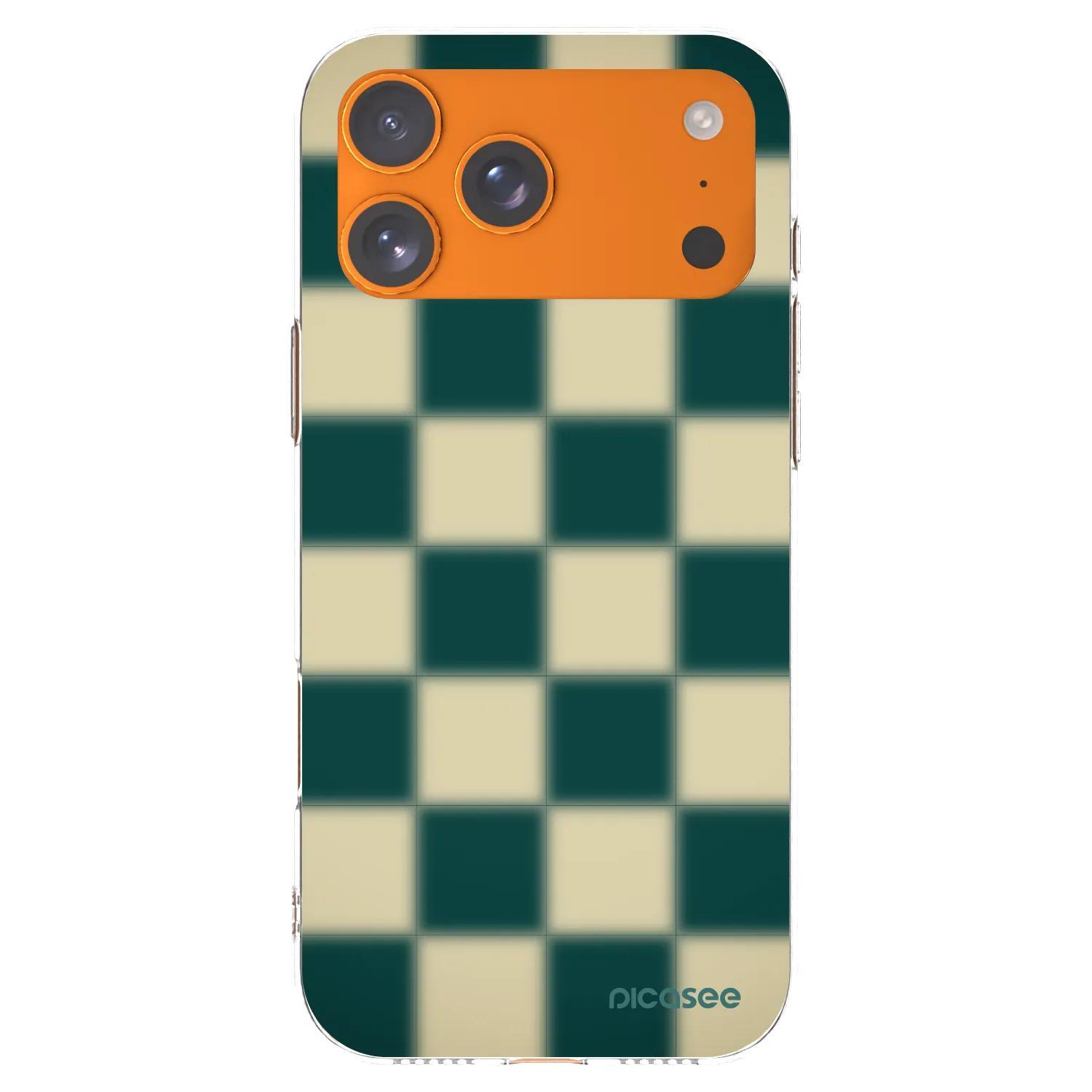 Picasee silikonový průhledný obal pro Apple iPhone 17 Pro Max - Shadow Chess