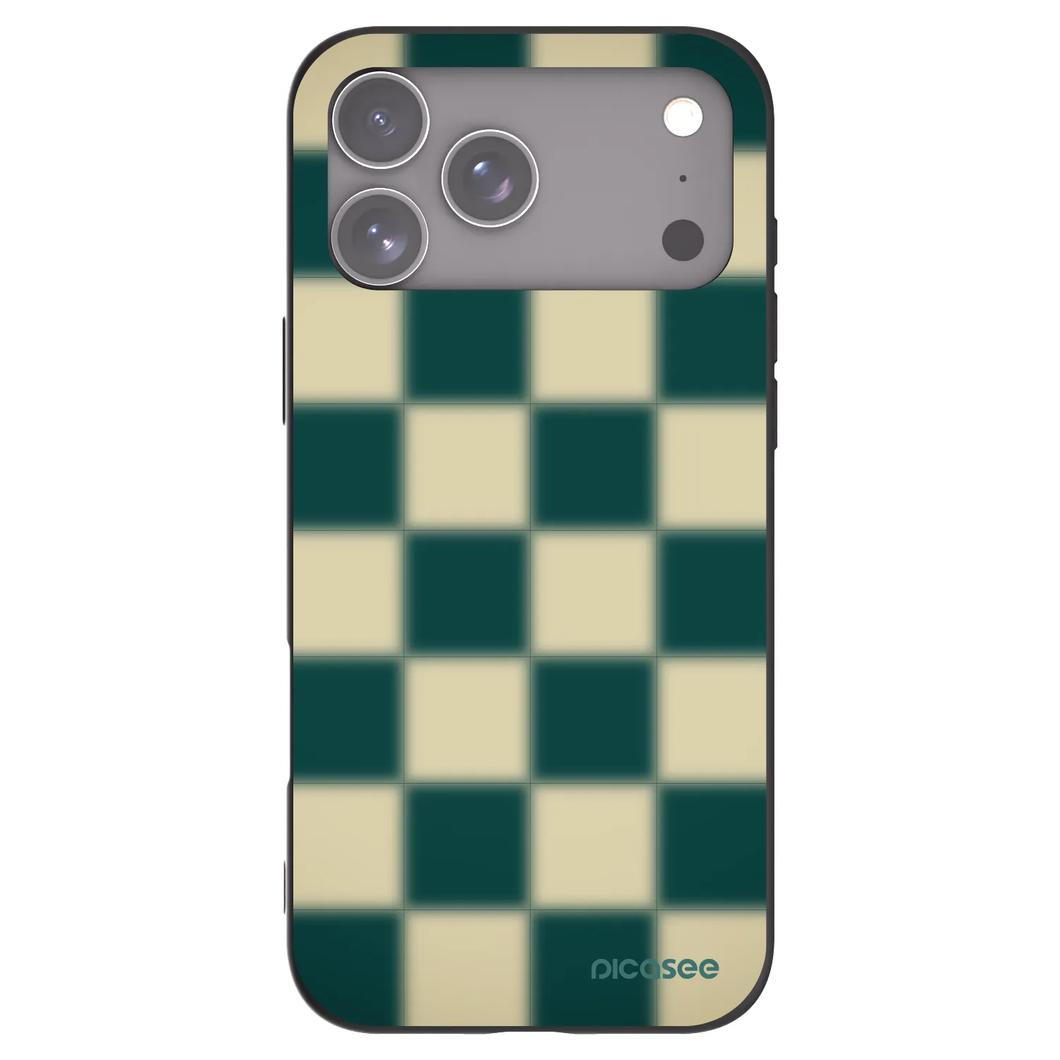 Picasee silikonový černý obal pro Apple iPhone 17 Pro Max - Shadow Chess