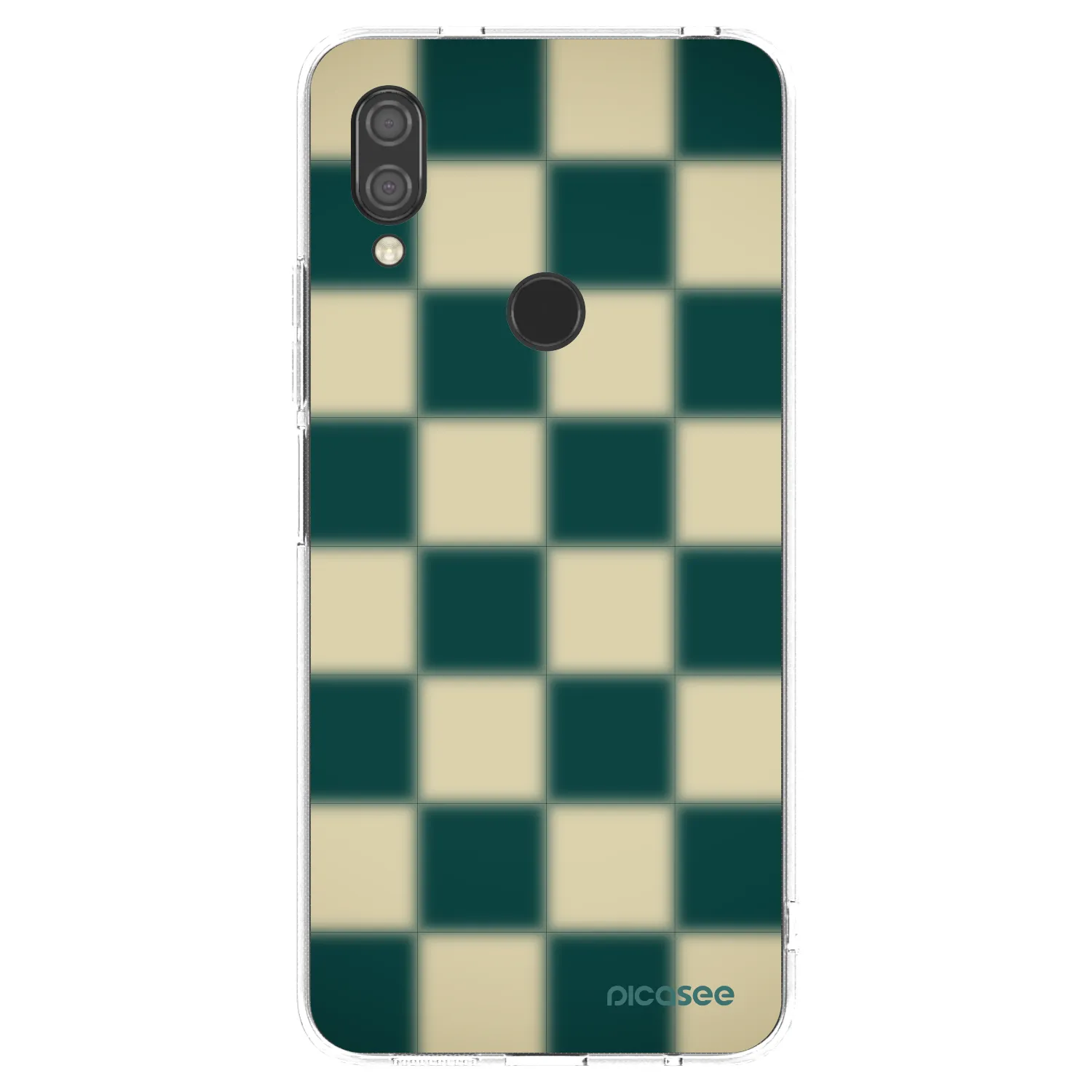 Picasee silikonový průhledný obal pro Xiaomi Redmi 7 - Shadow Chess