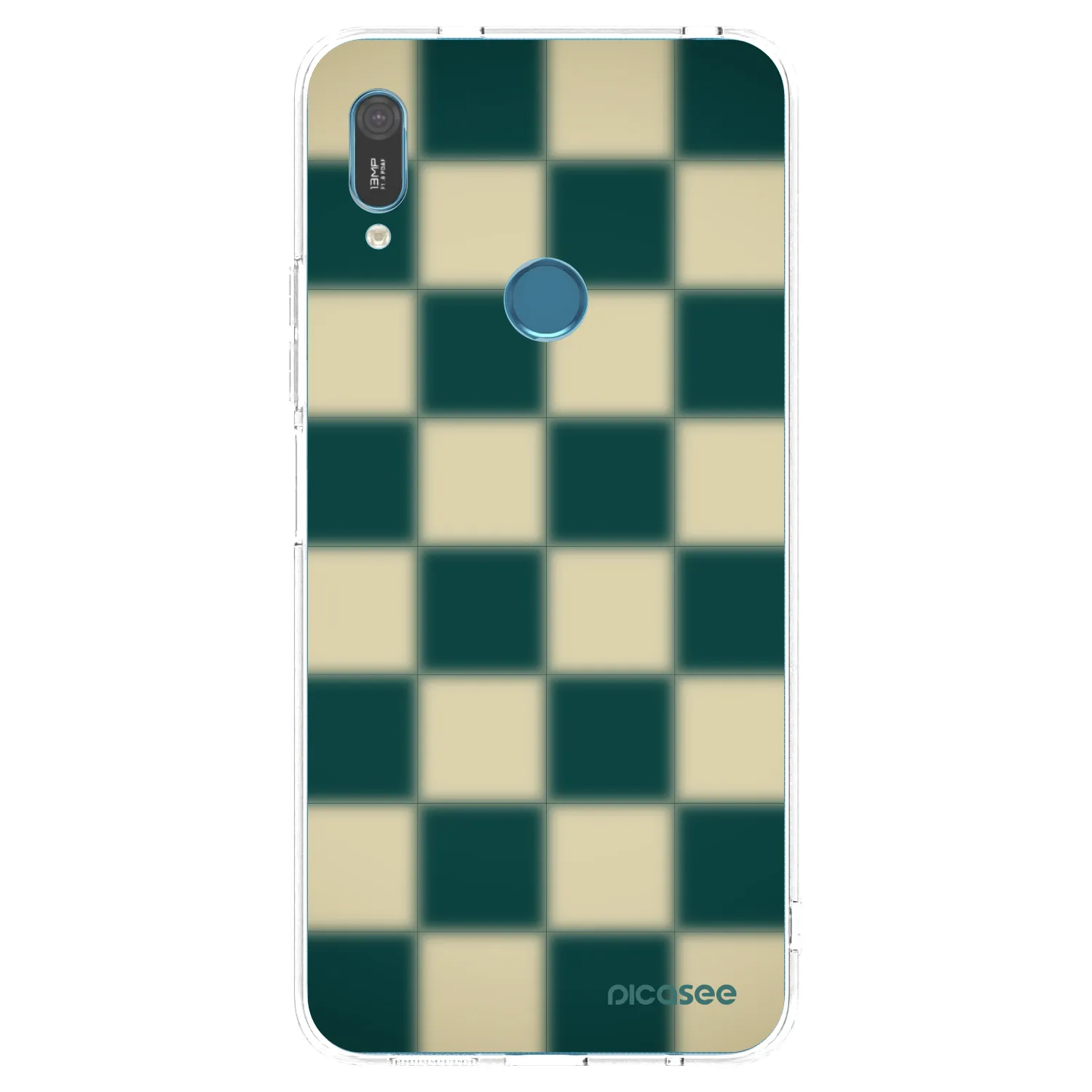 Picasee silikonový průhledný obal pro Huawei Y6 2019 - Shadow Chess