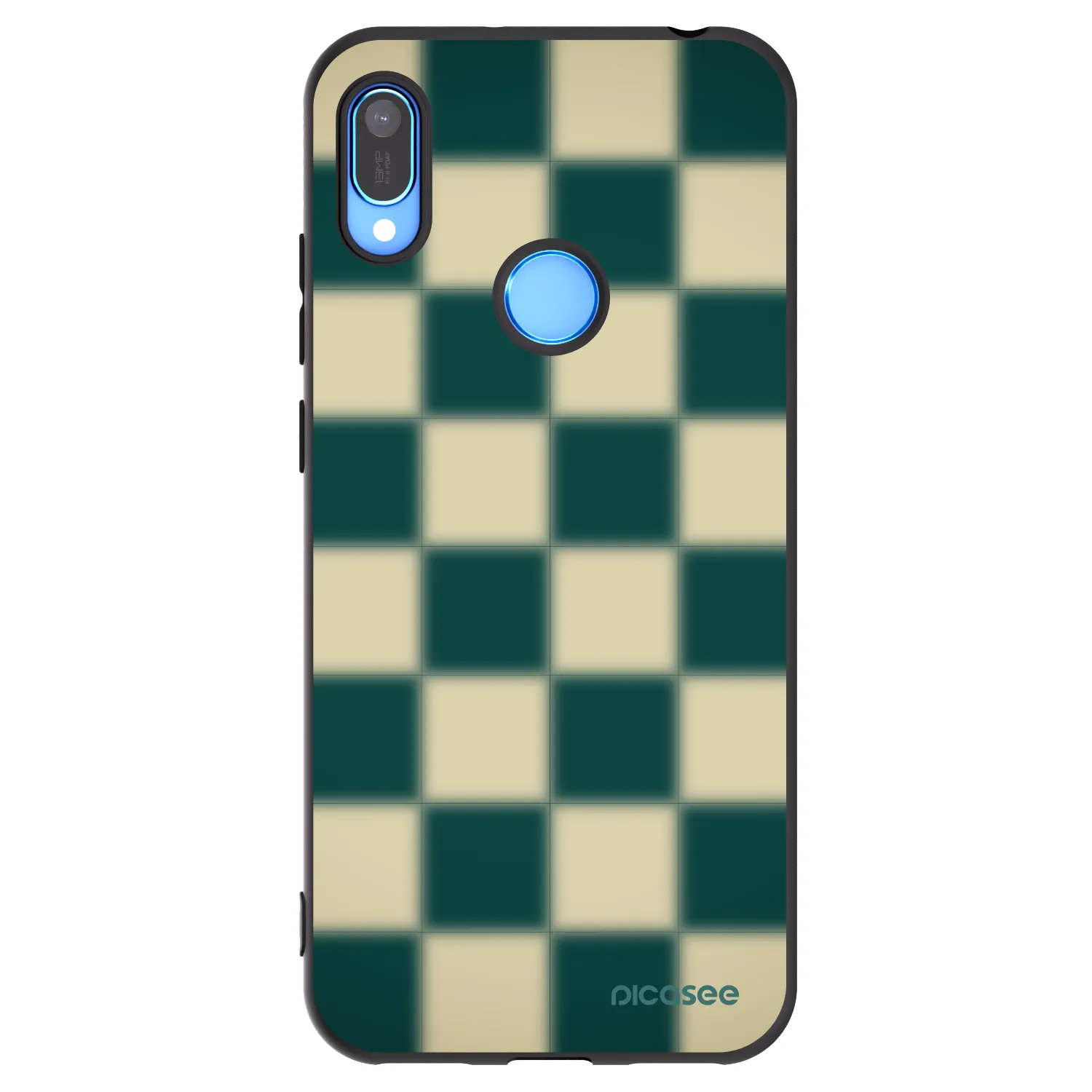 Picasee silikonový černý obal pro Huawei Y6 2019 - Shadow Chess