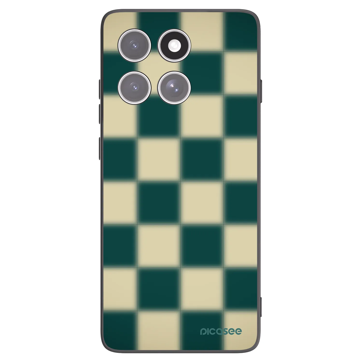Picasee silikonový černý obal pro Motorola Edge 60 Pro - Shadow Chess