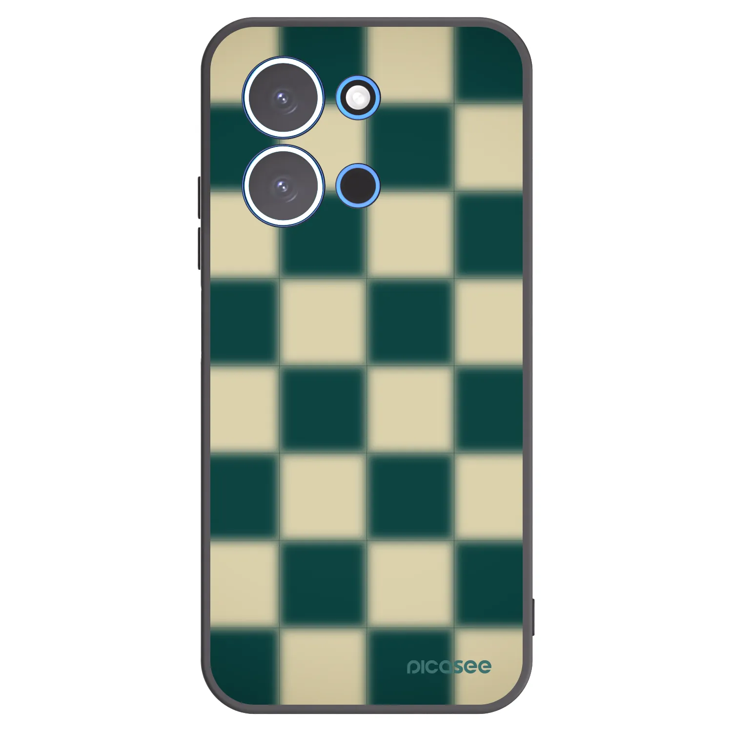 Picasee silikonový černý obal pro Xiaomi Redmi 15C 4G - Shadow Chess