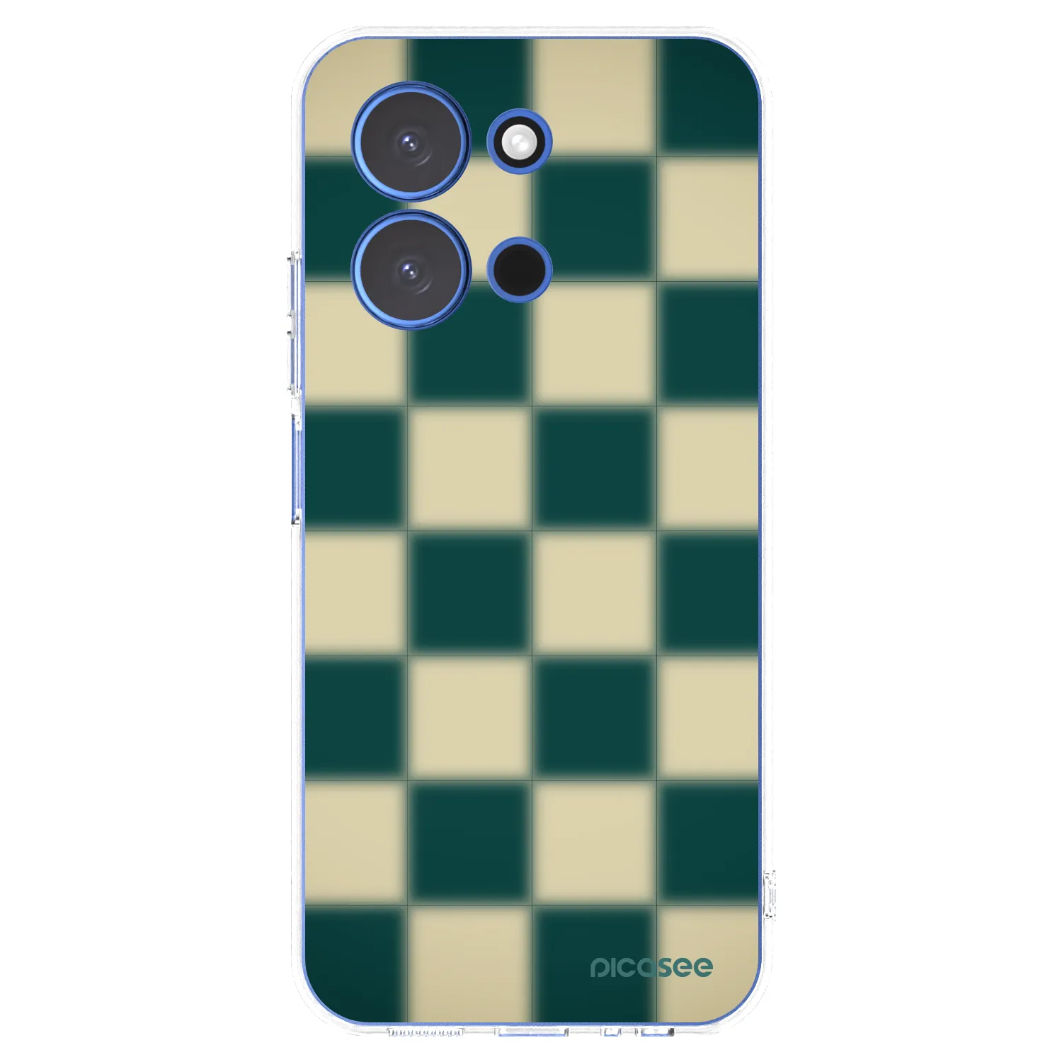 Picasee silikonový průhledný obal pro Xiaomi Redmi 15C 4G - Shadow Chess
