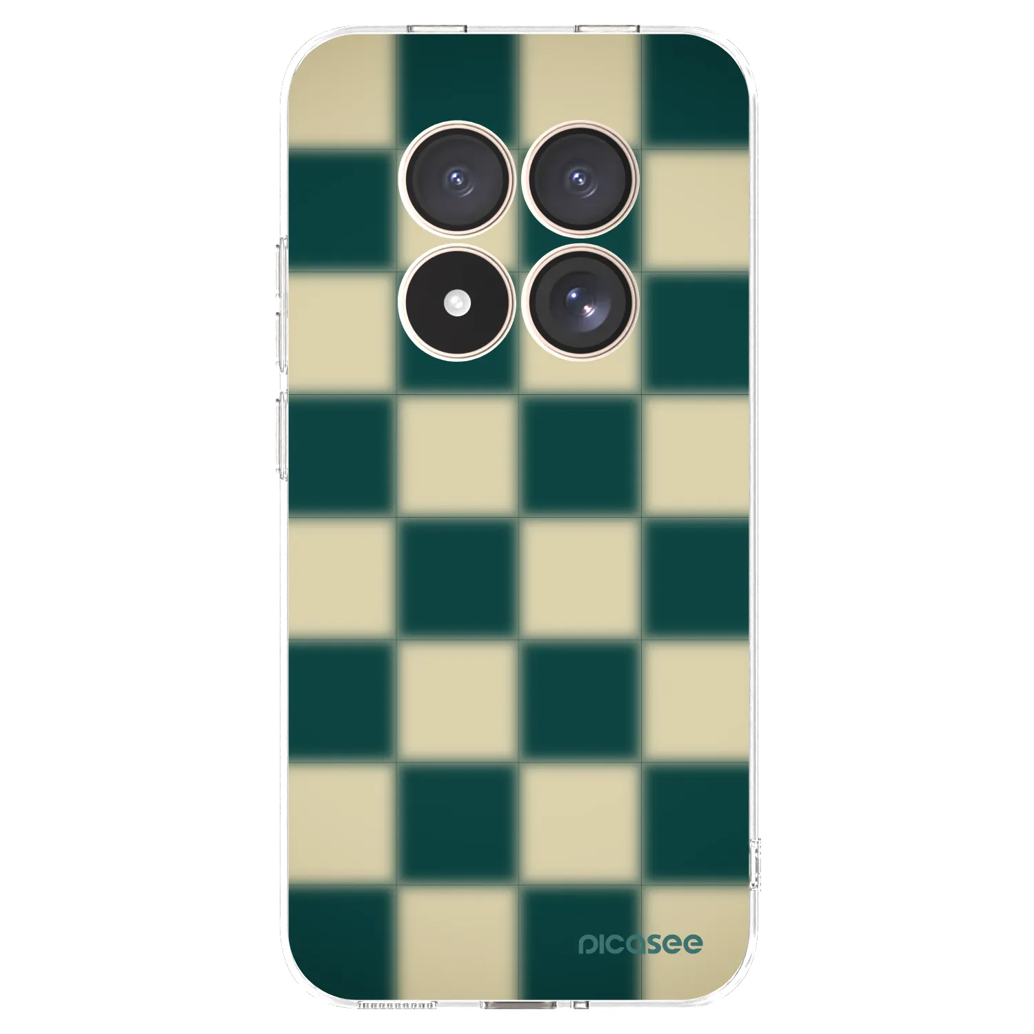 Picasee silikonový průhledný obal pro Xiaomi Redmi Note 15 Pro 4G - Shadow Chess