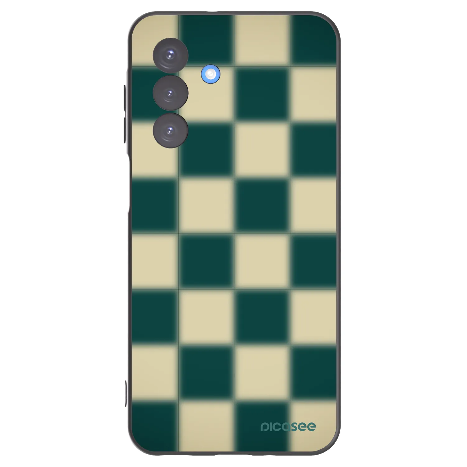 Picasee silikonový černý obal pro Samsung Galaxy A17 5G - Shadow Chess