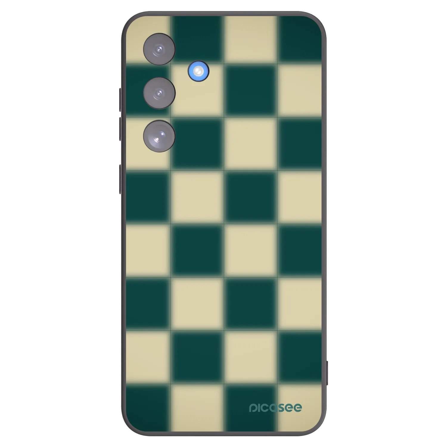 Picasee silikonový černý obal pro Samsung Galaxy S25 FE 5G - Shadow Chess