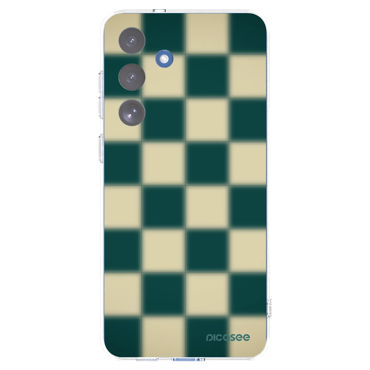 Picasee silikonový průhledný obal pro Samsung Galaxy S25 FE 5G - Shadow Chess