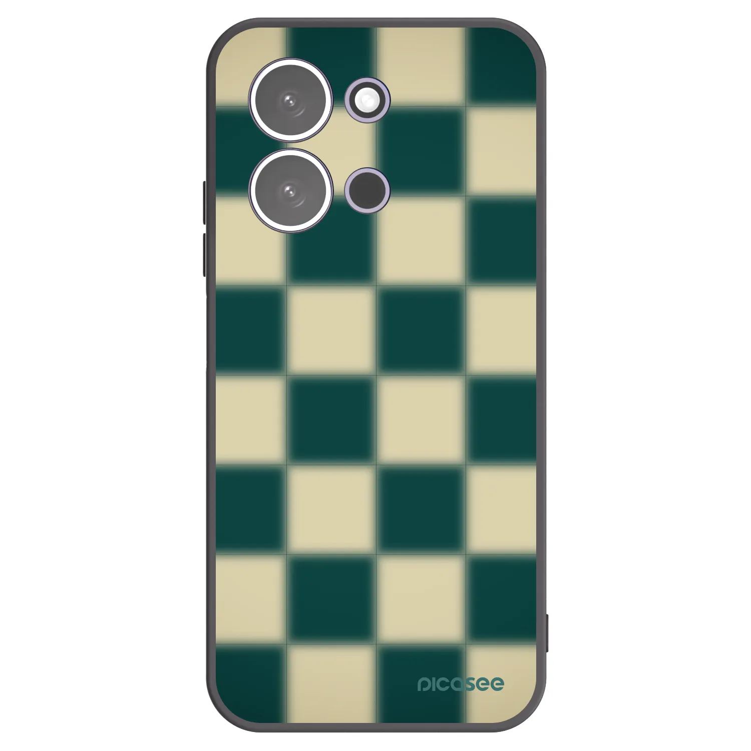 Picasee silikonový černý obal pro Xiaomi Redmi 15C 5G - Shadow Chess