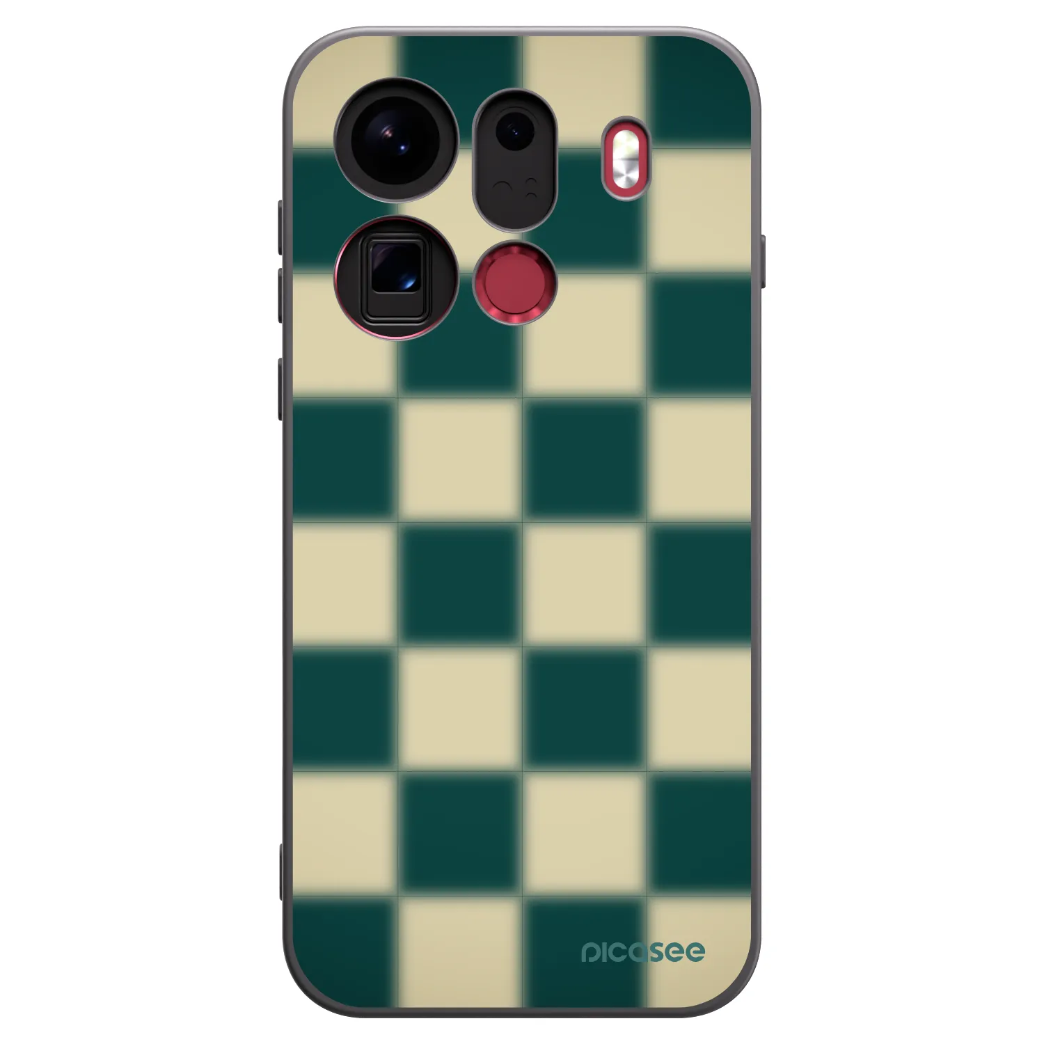 Picasee silikonový černý obal pro OPPO Find X9 Pro - Shadow Chess