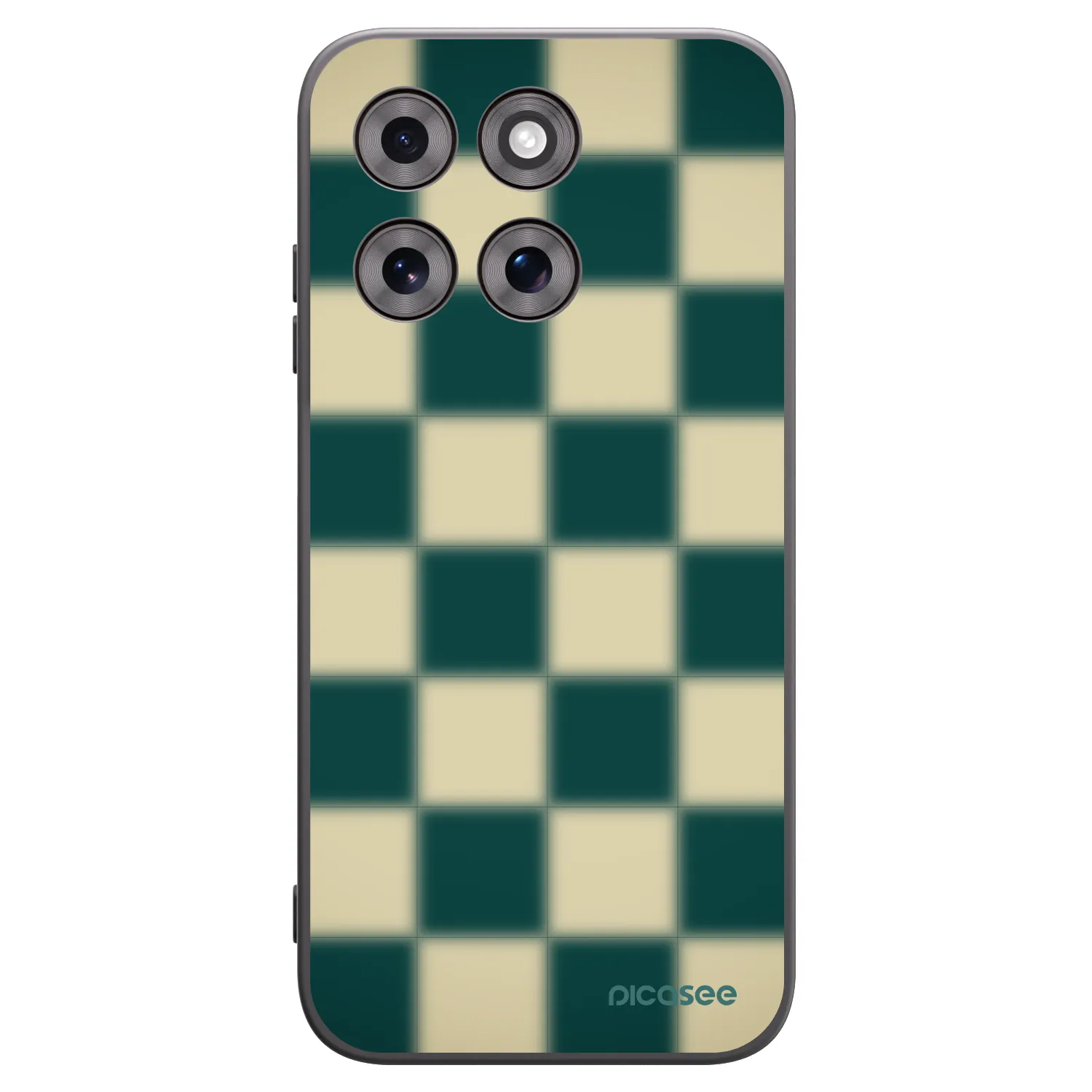 Picasee silikonový černý obal pro Motorola Moto G77 - Shadow Chess