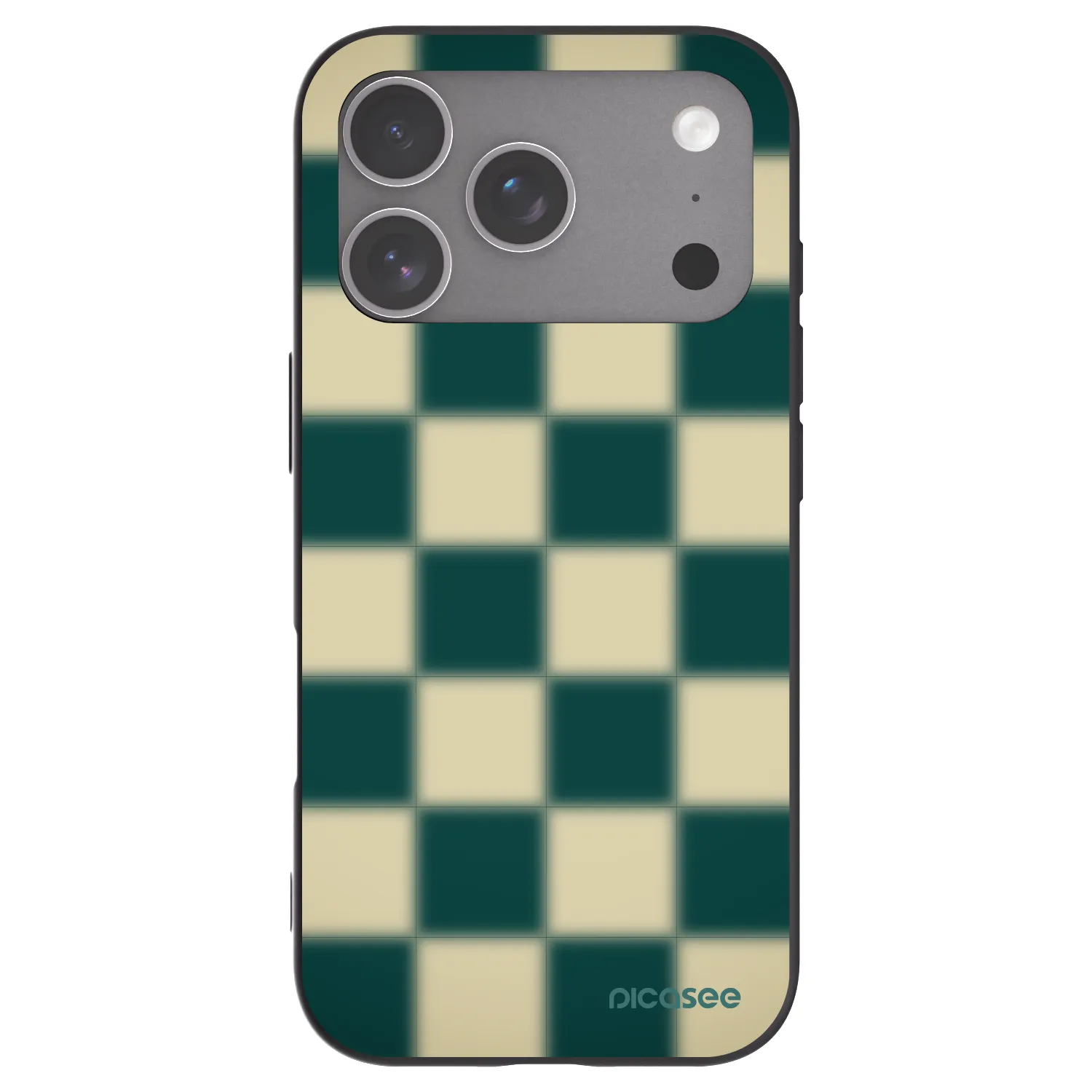 Picasee silikonový černý obal pro Apple iPhone 18 Pro - Shadow Chess