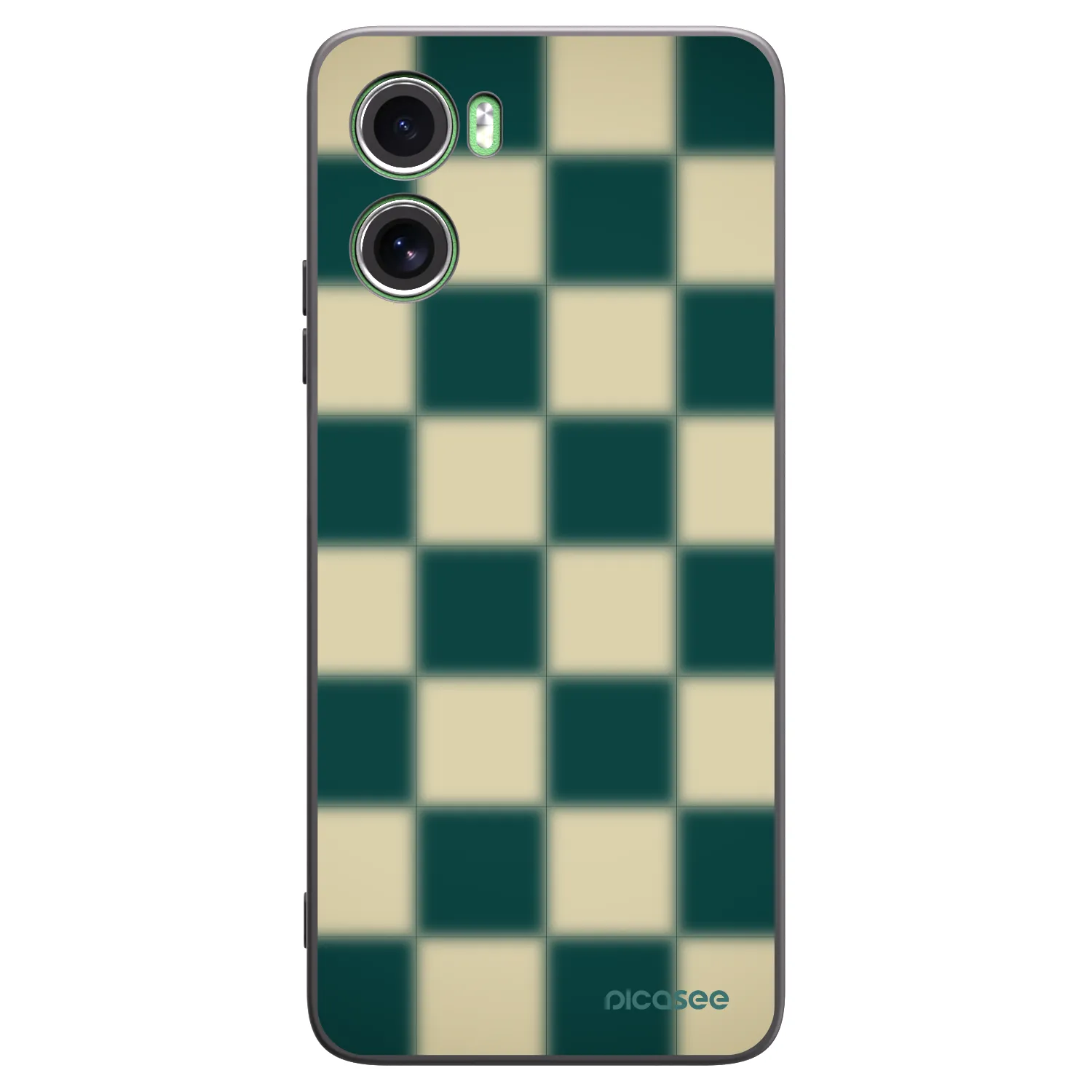 Picasee silikonový černý obal pro Motorola Moto G06 - Shadow Chess