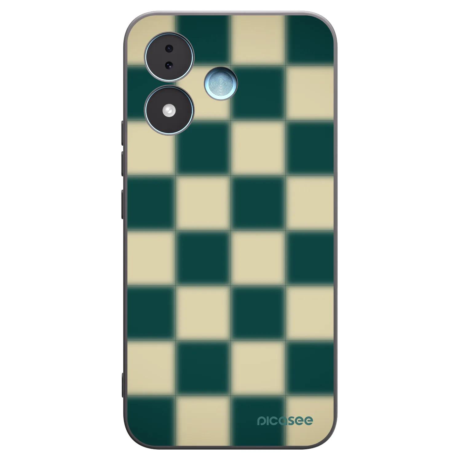 Picasee silikonový černý obal pro Xiaomi Redmi Note 17 5G - Shadow Chess