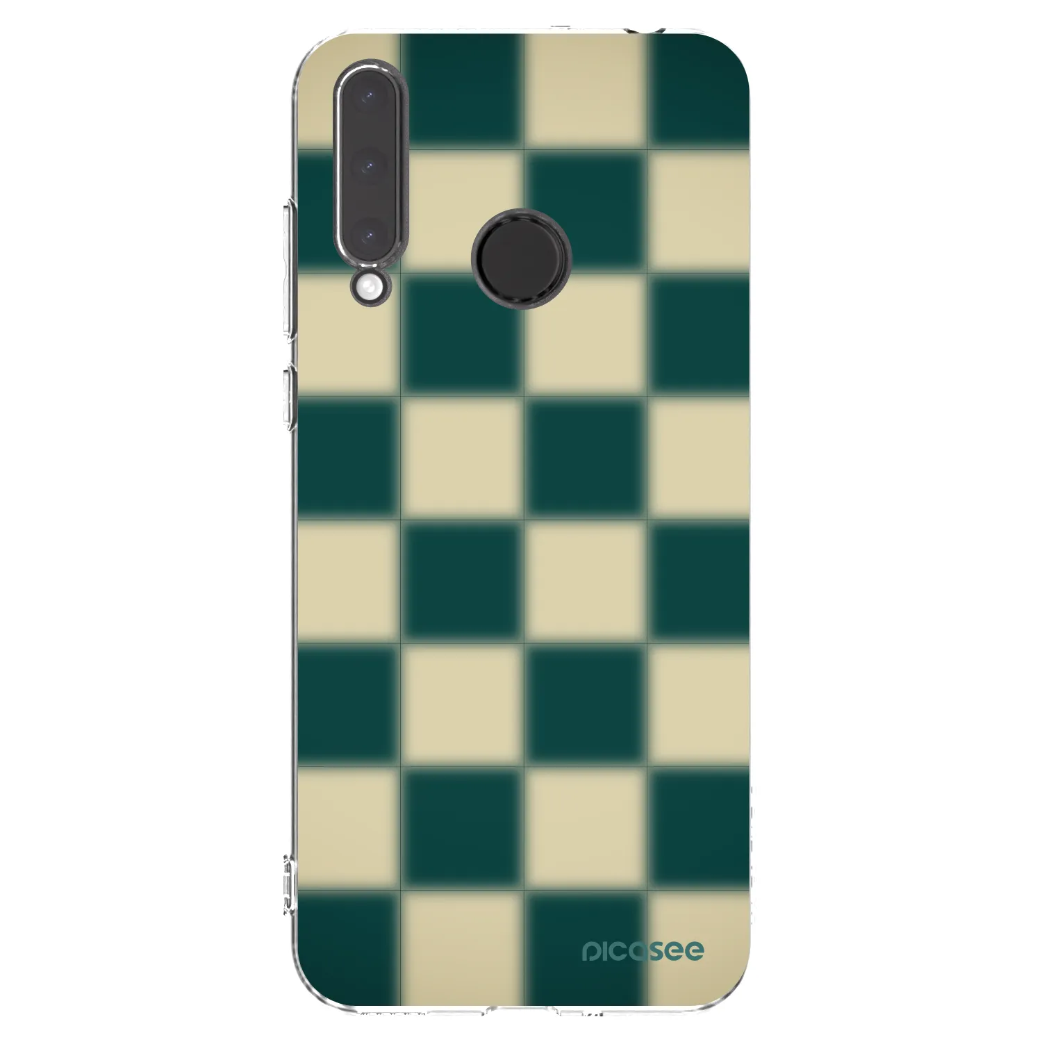 Picasee silikonový průhledný obal pro Honor 20 Lite - Shadow Chess
