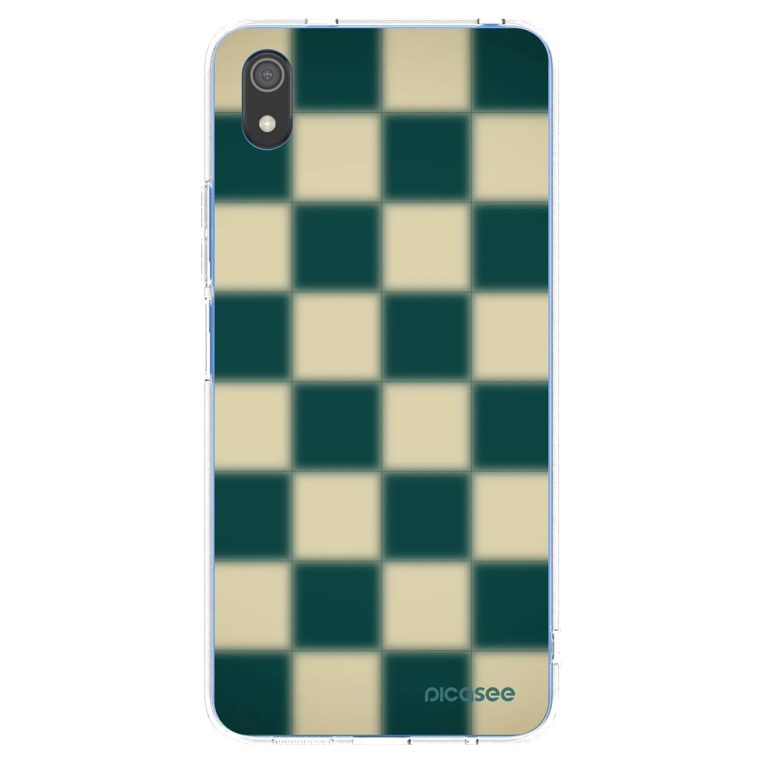 Picasee silikonový průhledný obal pro Xiaomi Redmi 7A - Shadow Chess