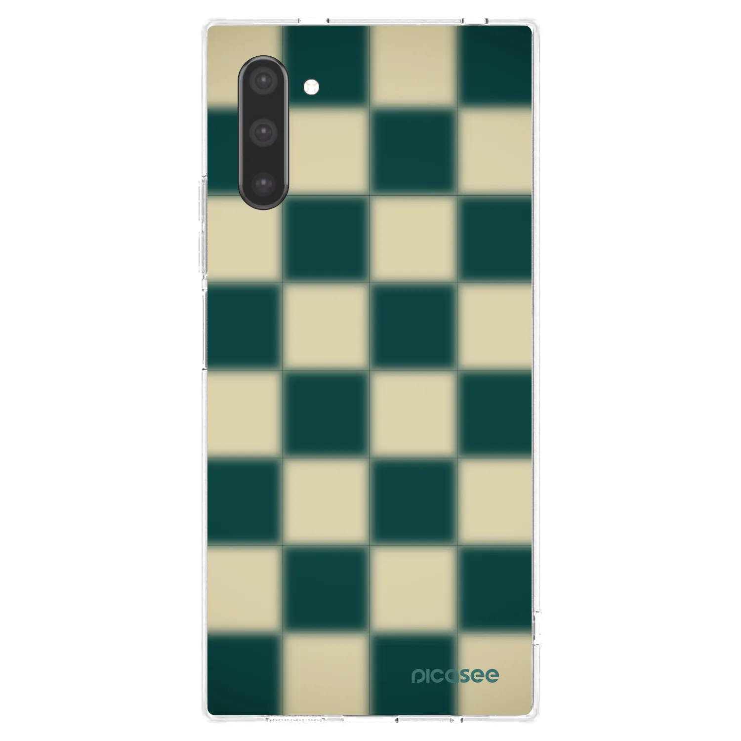 Picasee silikonový průhledný obal pro Samsung Galaxy Note 10 N970F - Shadow Chess