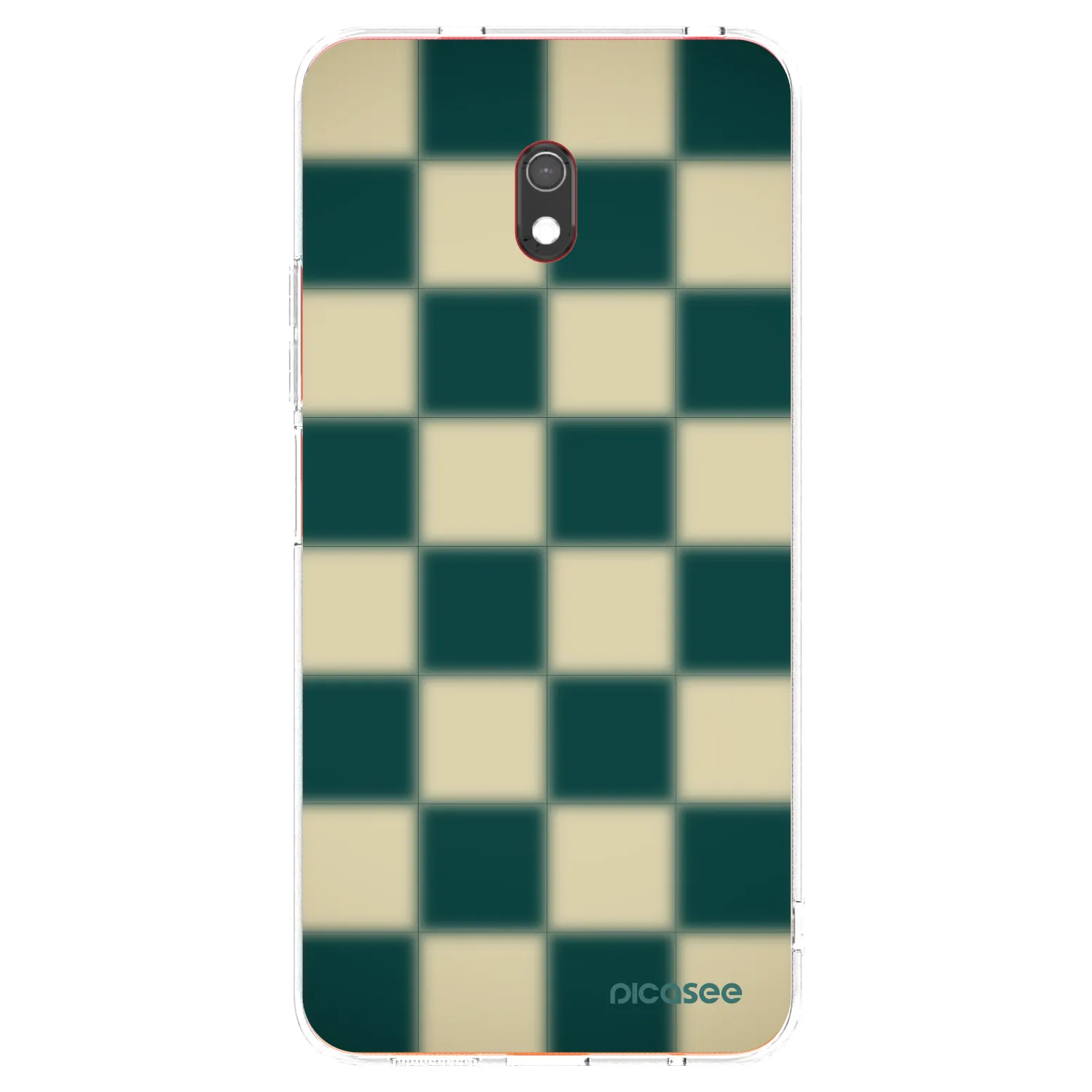 Picasee silikonový průhledný obal pro Xiaomi Redmi 8A - Shadow Chess