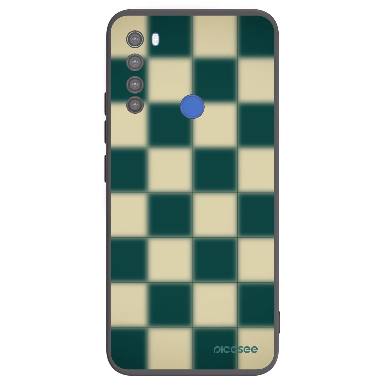 Picasee silikonový černý obal pro Xiaomi Redmi Note 8T - Shadow Chess