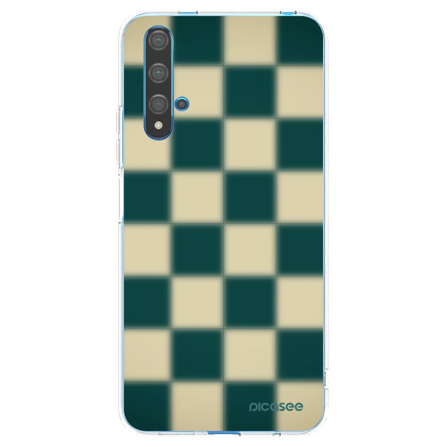 Picasee silikonový průhledný obal pro Huawei Nova 5T - Shadow Chess