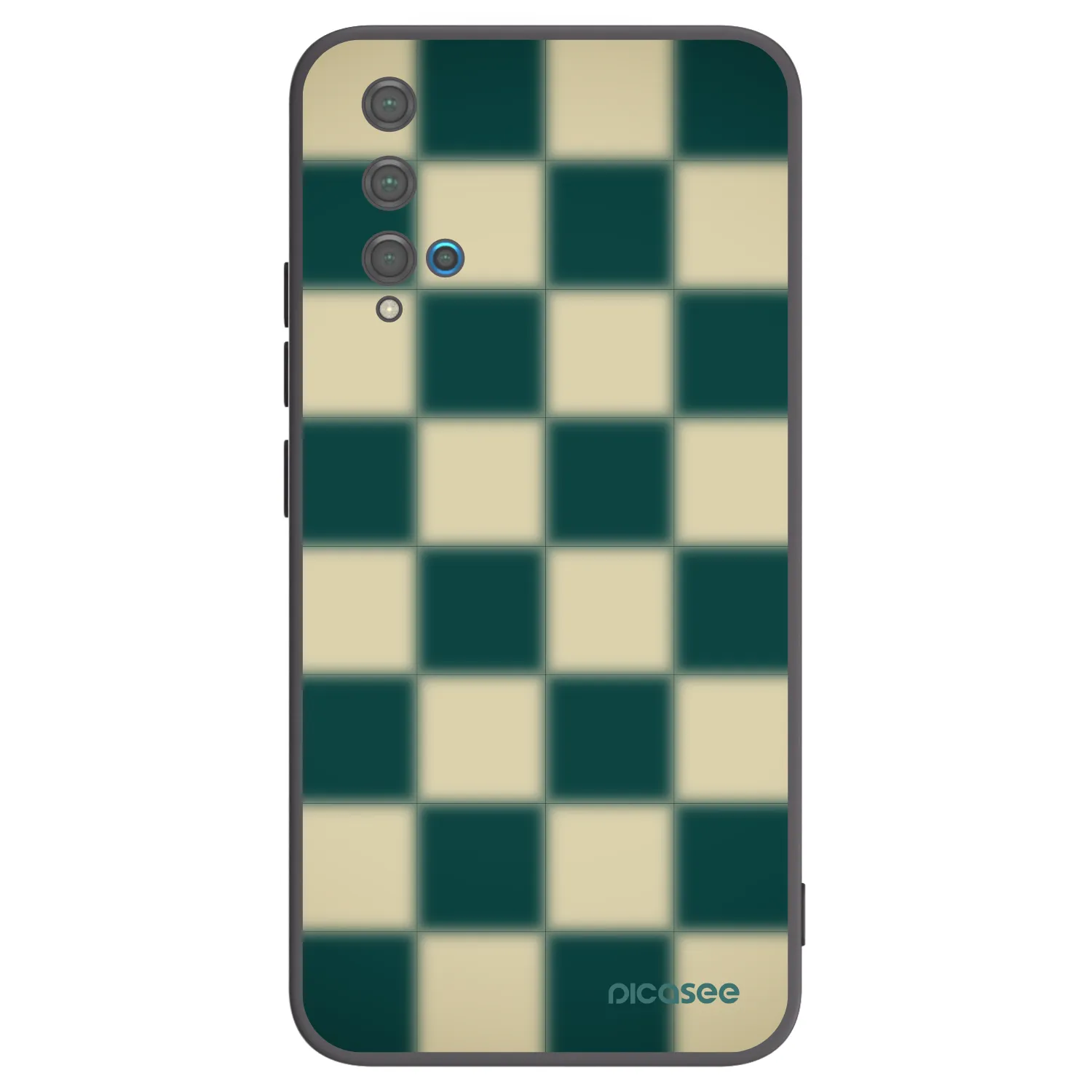 Picasee silikonový černý obal pro Huawei Nova 5T - Shadow Chess