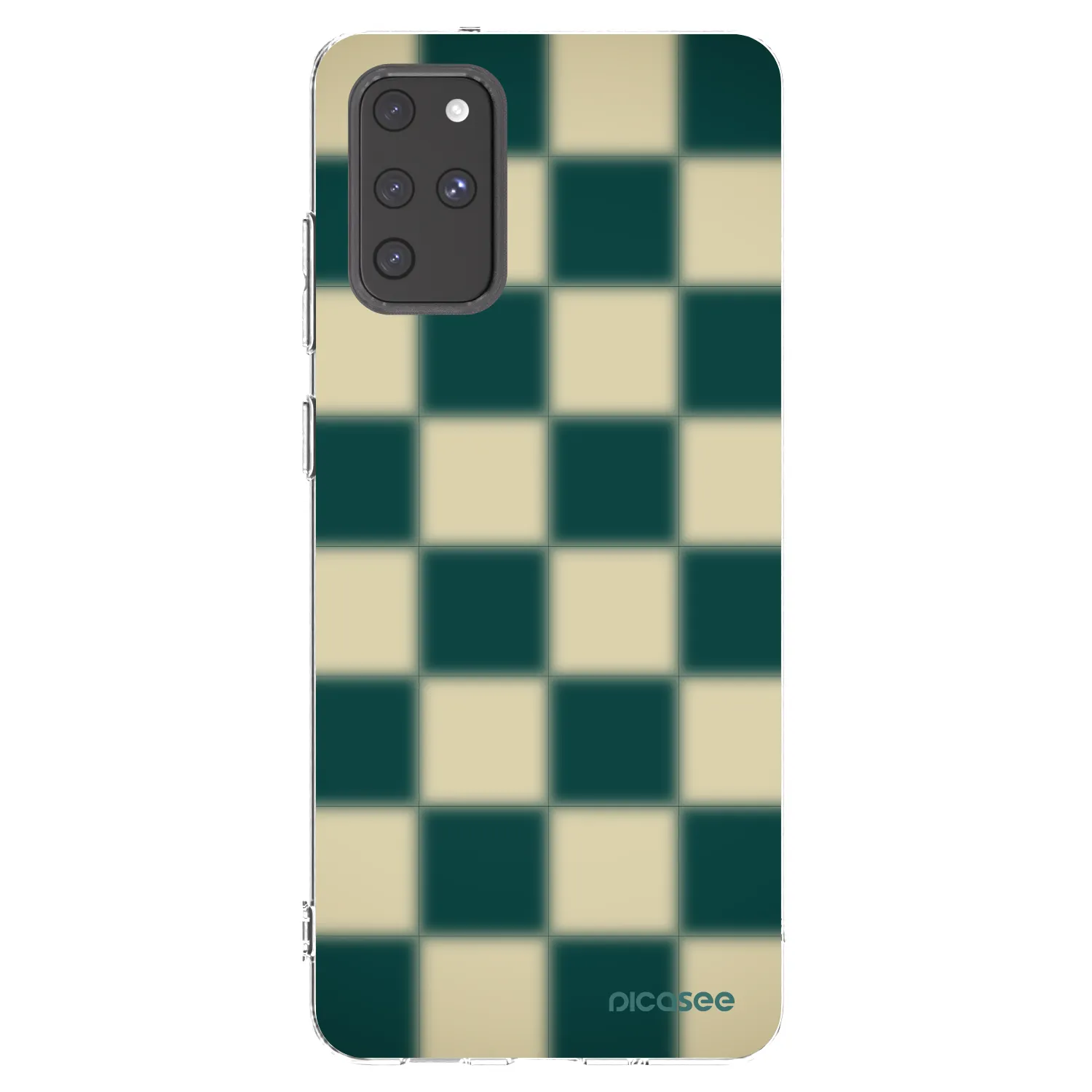 Picasee silikonový průhledný obal pro Samsung Galaxy S20+ G985F - Shadow Chess