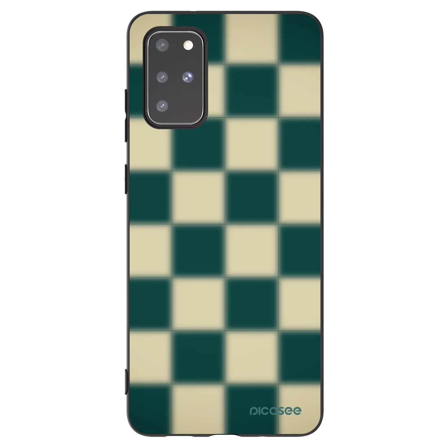 Picasee silikonový černý obal pro Samsung Galaxy S20+ G985F - Shadow Chess
