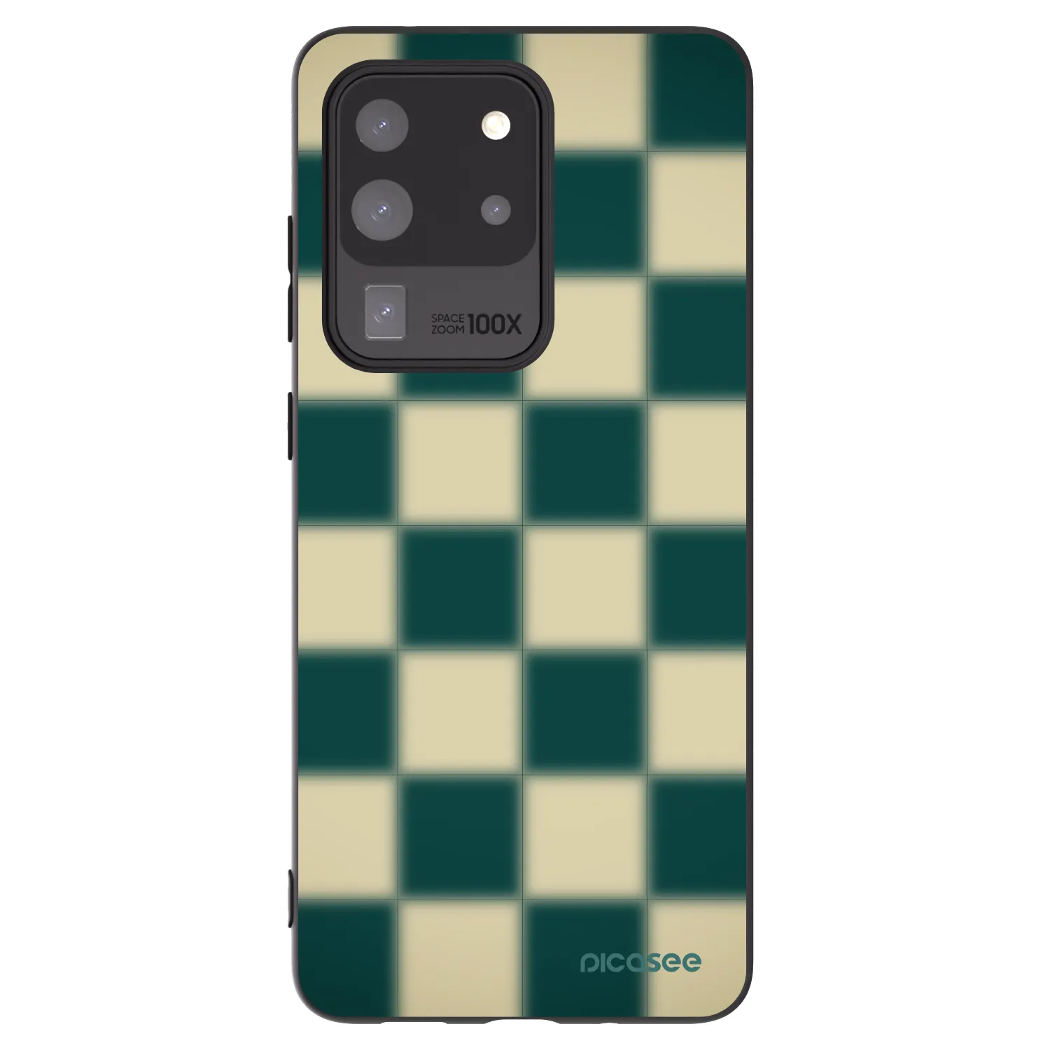 Picasee silikonový černý obal pro Samsung Galaxy S20 Ultra 5G G988F - Shadow Chess