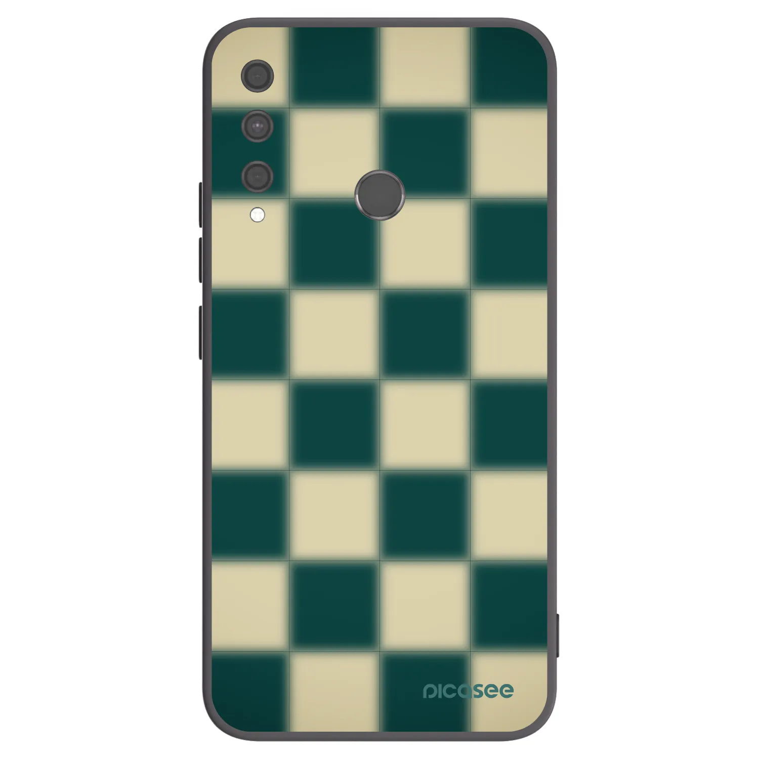 Picasee silikonový černý obal pro Huawei P40 Lite E - Shadow Chess