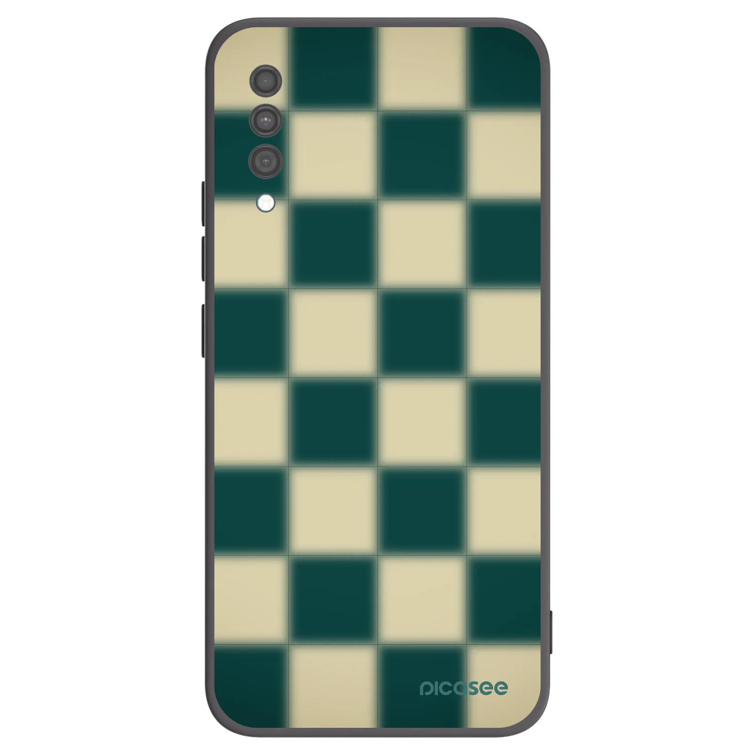 Picasee silikonový černý obal pro Samsung Galaxy A30s A307F - Shadow Chess