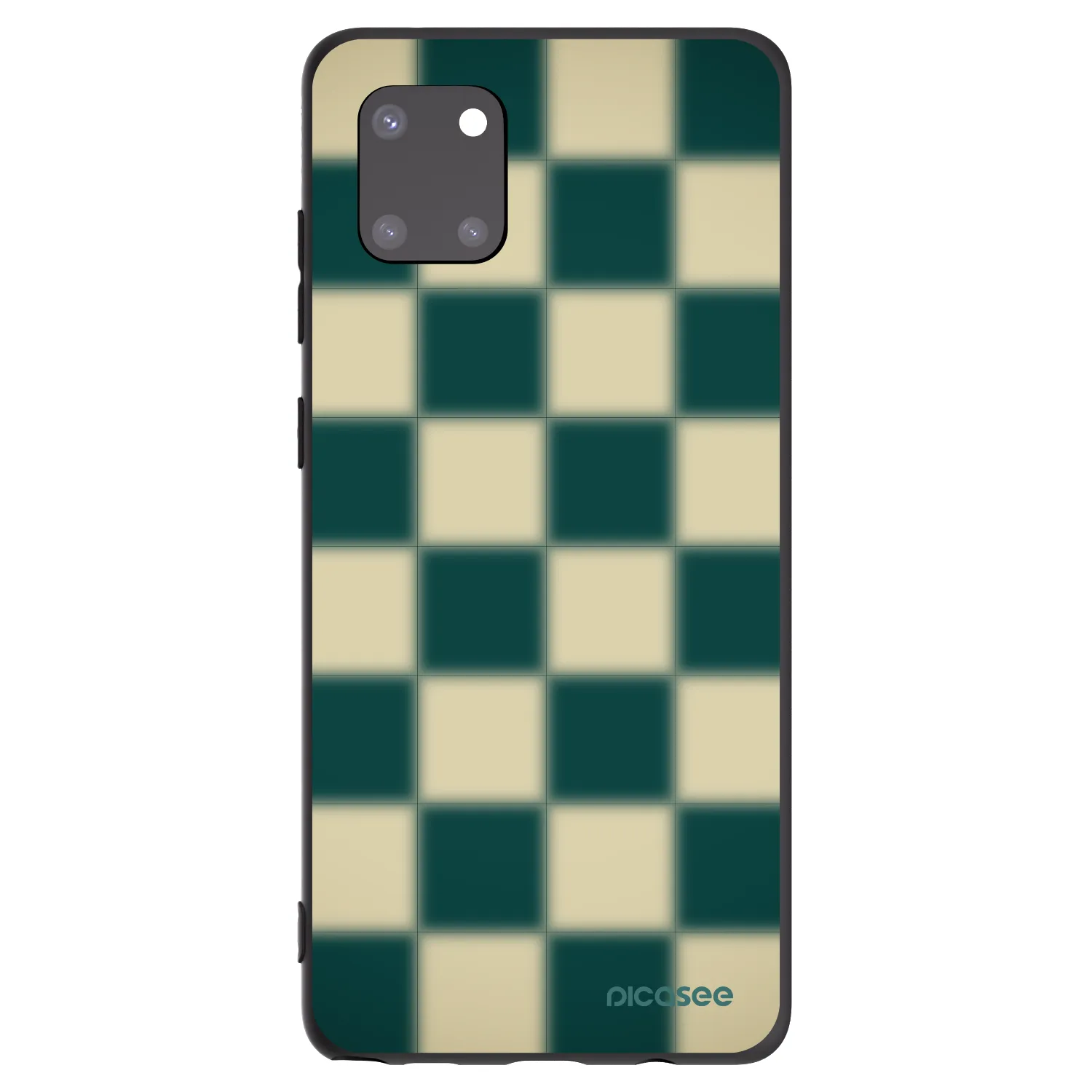 Picasee silikonový černý obal pro Samsung Galaxy Note 10 Lite N770F - Shadow Chess