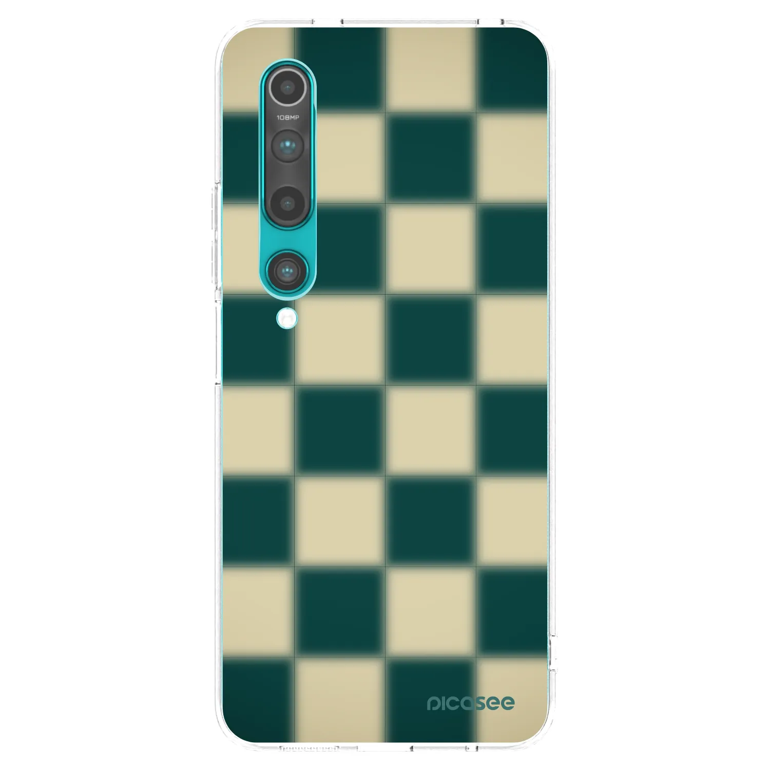 Picasee silikonový průhledný obal pro Xiaomi Mi 10 - Shadow Chess