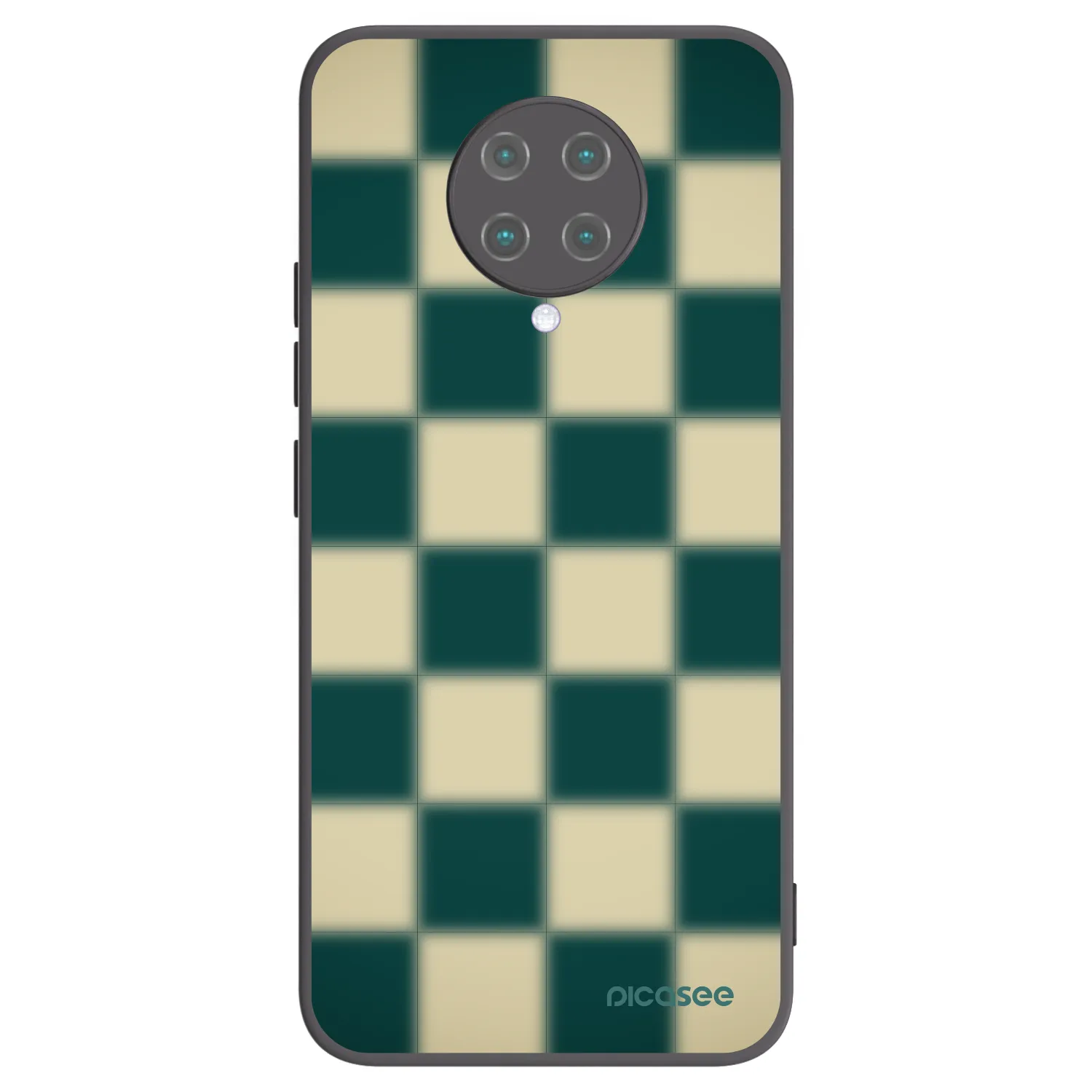 Picasee silikonový černý obal pro Xiaomi Poco F2 Pro - Shadow Chess