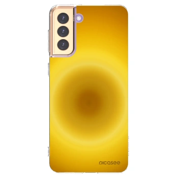 Picasee silikonový průhledný obal pro Samsung Galaxy S21+ 5G G996F - Solar Pulse