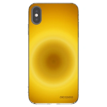 Picasee silikonový průhledný obal pro Apple iPhone XS Max - Solar Pulse