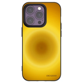 Picasee silikonový černý obal pro Apple iPhone 14 Pro - Solar Pulse