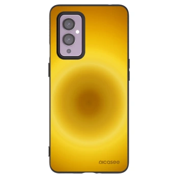 Picasee silikonový černý obal pro OnePlus 9 - Solar Pulse