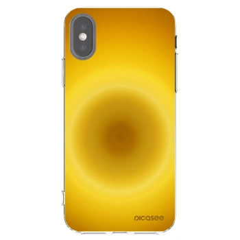 Picasee silikonový průhledný obal pro Apple iPhone X/XS - Solar Pulse