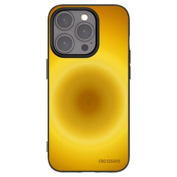 Picasee silikonový černý obal pro Apple iPhone 15 Pro - Solar Pulse