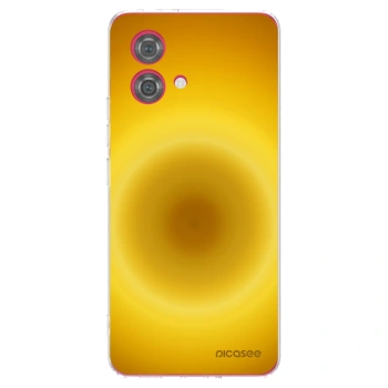 Picasee silikonový průhledný obal pro Motorola Moto G84 5G - Solar Pulse