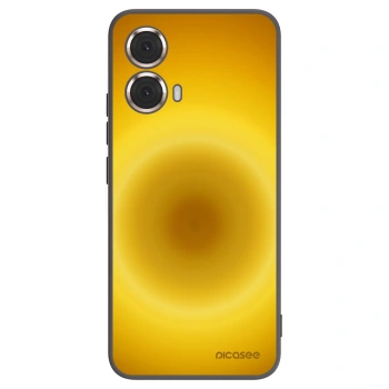 Picasee silikonový černý obal pro Motorola Moto G85 - Solar Pulse