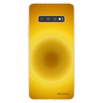 Picasee silikonový průhledný obal pro Samsung Galaxy S10 Plus G975 - Solar Pulse